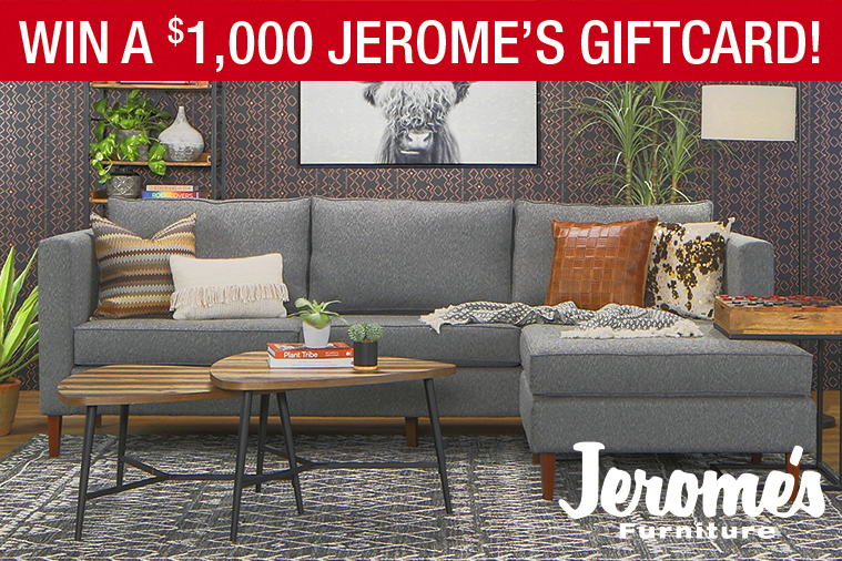 Win A $1,000 Jerome’s Furniture Gift Card - Z90.3 San Diego