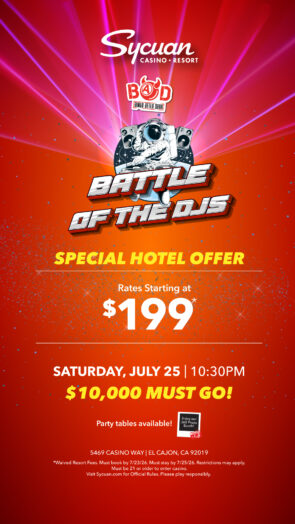 BAD Battle of the DJs - Hotel Offer